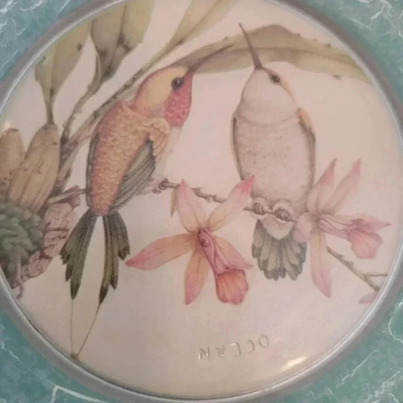 Hummingbird Glass Plate For Display - Picture 2 of 4